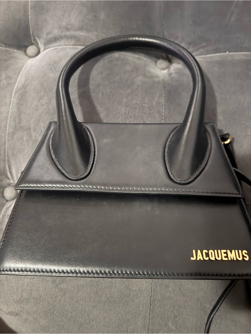 Jacquemuse Le Grand Chiquito tote bag large black - Picture 4 of 7